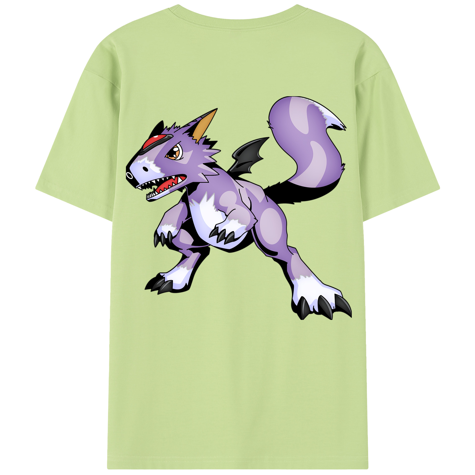 （画像用） Digimon デジタルモンスター/デジモン 綿100％半袖Tシャツ（背面プリント）